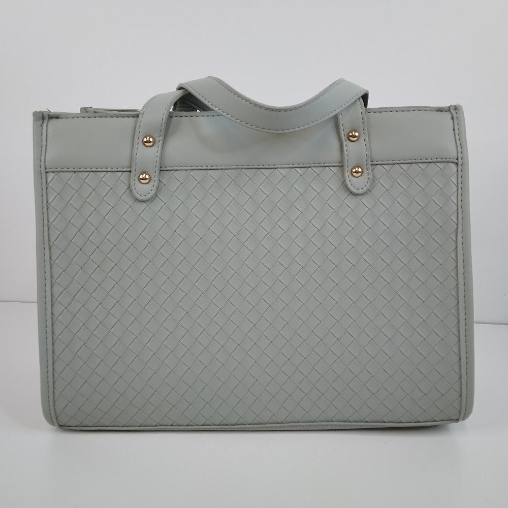 Crossi Gray Green Handbag Purse